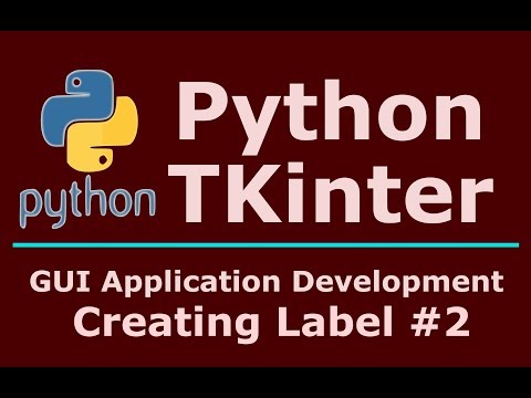 2 Python Tkinter Labels