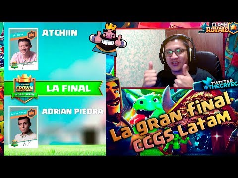 ¡¡La gran final de la CCGS LATAM entre Atchiin vs Adrián Piedra!! - TheCryEc Gamer