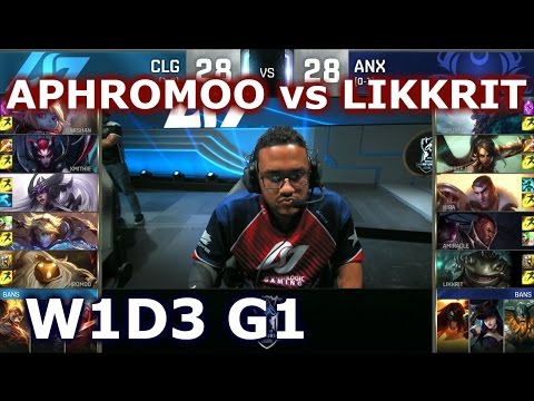 CLG vs ANX W1D2 - APHROMOO vs LIKKRIT Player Experience Stream | Group A LoL S6 Worlds 2016