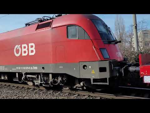 Siemens Taurus #029 cu un tren Calarasi Nord - Curtici / Pajura 16.02.2022
