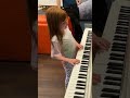 ADLEY PLAYS a MAGiCAL PiANO!! adley pretends to play a new song that sounds a little familiar 🤔 🎹📱