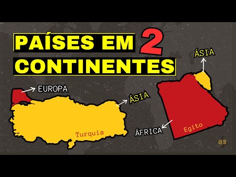 PAÍSES que ESTÃO em MAIS de UM CONTINENTE: Quais são?