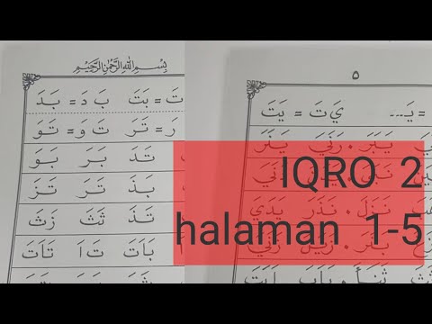 Bacaan iqro 2 halaman 1-5