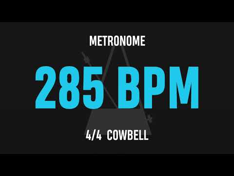 285 BPM 4/4 - Best Metronome (Cowbell)