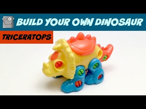 TRICERATOPS BUILD YOUR OWN DINOSAUR Video