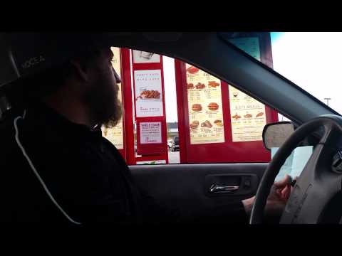 Ordering with a femme German accent.