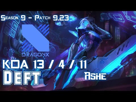 DRX Deft ASHE vs MISS FORTUNE ADC - Patch 9.23 KR Ranked