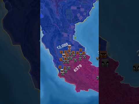 fall of pillageria #minecraft #pillager #villager #battle