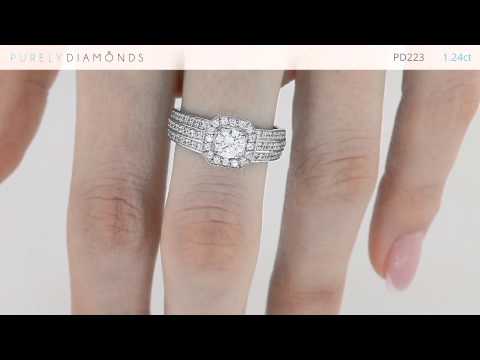 Diamond Ring PD223: 1.24ct - Purely Diamonds