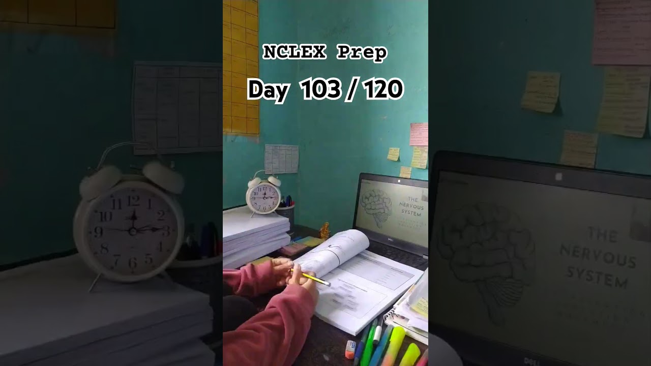 Day 103 of 120 Days Challenge. #nclexjourney #usrn  #studysession