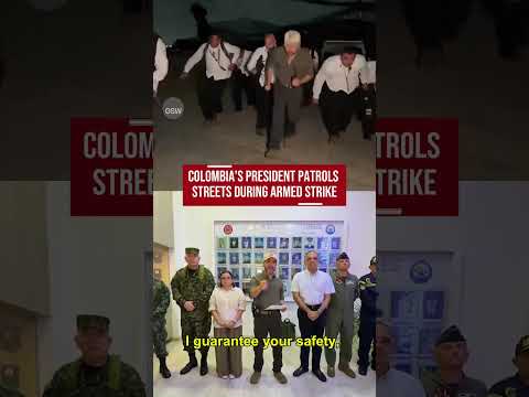 Colombia's President Takes to Santa Marta Streets During ...