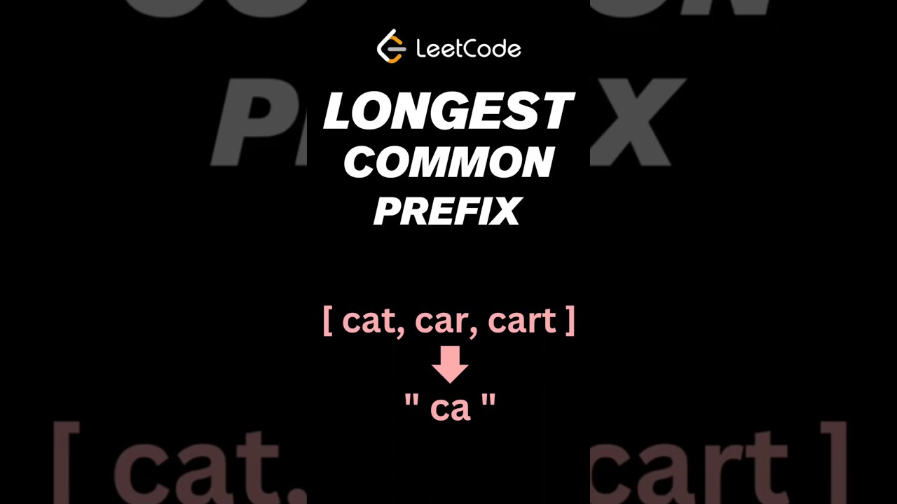 Longest Common Prefix | DSA | Coding Interview | Java Python C++ | Algorithms Prep | Leetcode | DSA