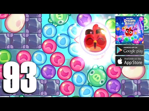 Angry Birds Dream Blast ]93[ Gameplay Walkthrough - Stage 393 394 395 (Android, iOS)
