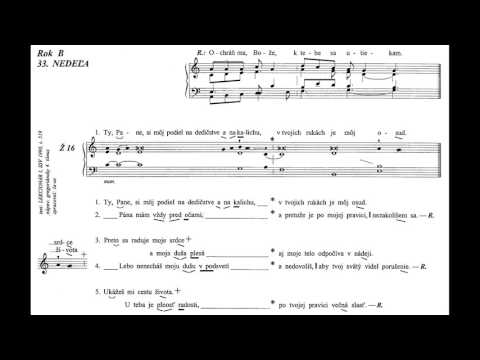 LS II, str.146 - Ochráň ma, Bože, k tebe sa utiekam; Ž16