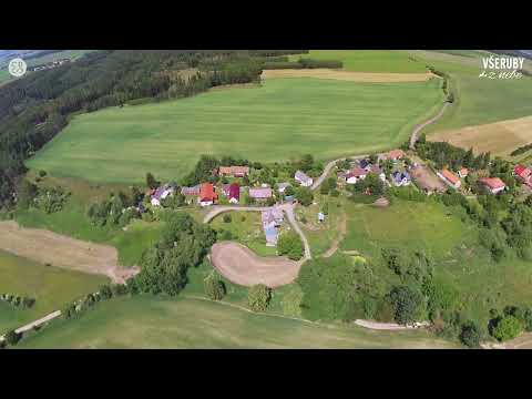 Letecké video Všeruby z nebe