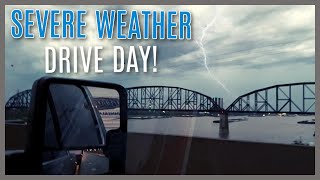 STRESSFUL RV Drive Day - Severe Thunderstorm Warning  - Cedars of Lebanon State Park Tennessee