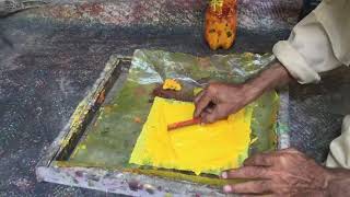 Wooden Block Printing Made Simple. #BlockPrinting #BlockPrintArt #ColorfulCreations #VibrantHues