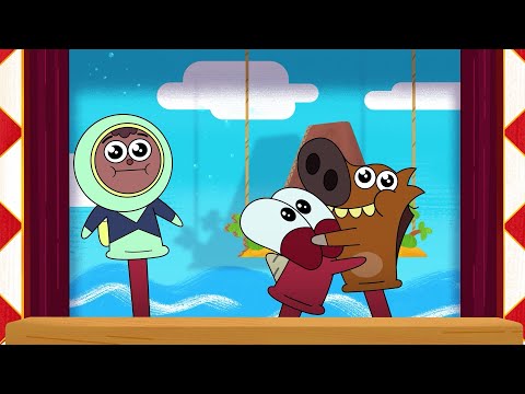 THE PUPPET SHOW | NEW The Adventures of Bernie | Zig & Sharko - Cartoons for Kids