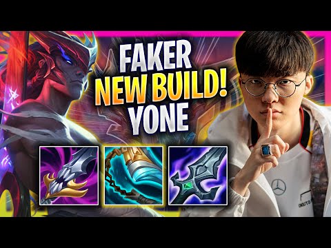 FAKER TRIES NEW YONE BUILD! - T1 Faker Plays Yone MID vs Akali! | Season 2025