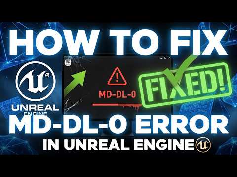 How to Fix MD-DL-0 Error in Epic Launcher for Unreal Engine | How to Fix MD-DL-0 Error for Fortnite