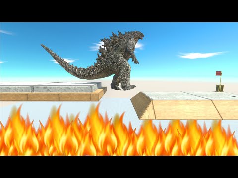 Who Can Jump Over The Lava Lole? - Animal Revolt Battle Simulator
