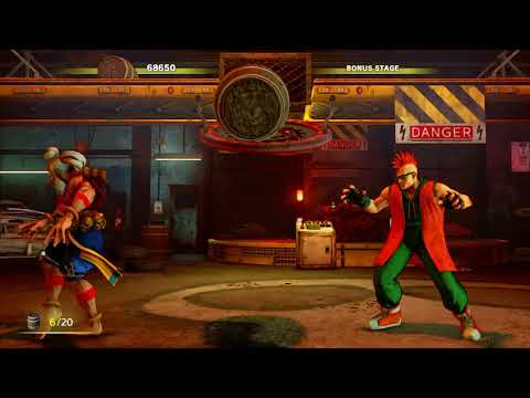 STREET FIGHTER V  Barrel Bonus stage