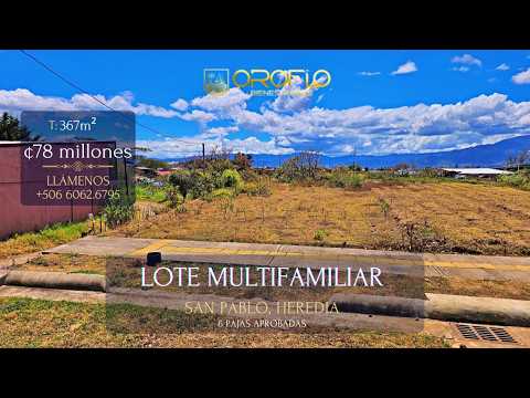 OPORTUNIDAD PARA DESARROLLADORES O PARA CONSTRUIR LA CASA DE TUS SUEÑOS – SAN PABLO, HEREDIA 40901ja