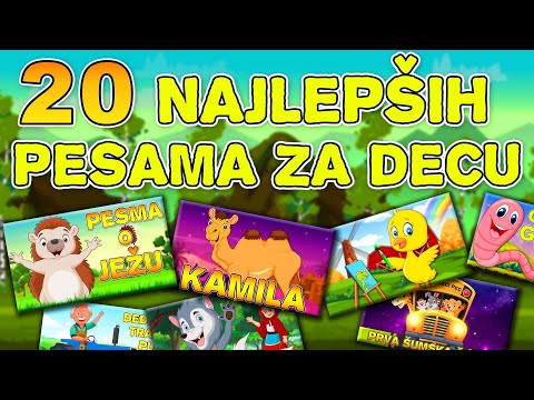 20 Najlepših dečijih pesama 💜MIX pesmica ❤️️ Životinje za decu 💛 Najbolje dečije pesmice 💚 Muzika