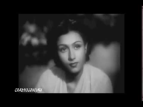 AA TERI TASVEER BANA LOON - (SAD )TALAT -P L SANTOSHI -CHIC CHOCOLATE ( NADAAN 1951 )