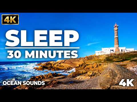 Morning Calm at Cabo Polonio - 12 Minutes of Natural Ocean Waves for Relaxation 4K