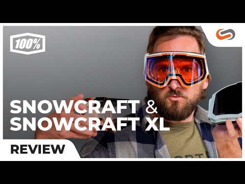 100% Snowcraft & Snowcraft XL Snow Goggles Review!