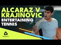 Carlos Alcaraz vs Filip Krajinovic Entertaining Tennis | Hamburg 2022