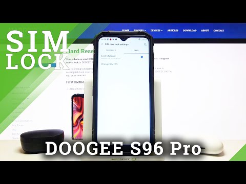 How to lock SIM Card with SIM PIN in DOOGEE S96 Pro– Add PIN to SIM Card