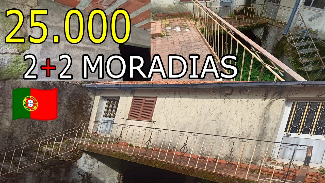 25.000 🇵🇹 2 + 2 Moradias em Portugal no mesmo terreno para vender 🇵🇹 MARILENE SARAH FIALHO