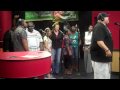 Fred Hammond performs He Lives while visiting the Red Velvet Cake Studio.