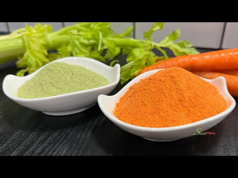 How To Make Carrot & Celery Powder At Home, These Ingredients Are A Powerful Flavor Enhancing Combo