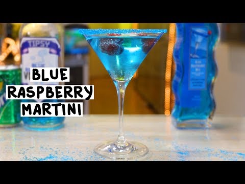 Blue Raspberry Martini