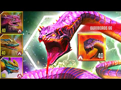 A BIG BATTLE WITH OUROBOROS 66 (JURASSIC WORLD).
