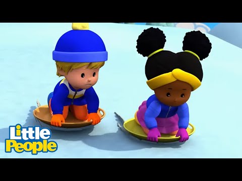 Let's All Go Sledding | Little People Mini Adventures - Kids TV Series, Kingdom Kids Zone - Little People - Fisher Price