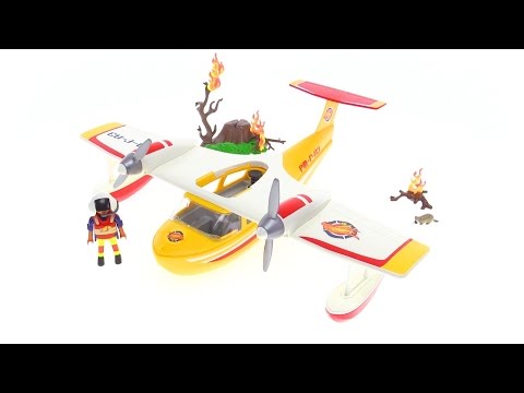Playmobil Wild Life Firefighting Seaplane review! 5560