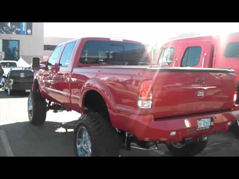 DUBSandTIRES.com 2010 Ford F 350 Review 24'' Fuel Off Road wheels With 40'' mud tires