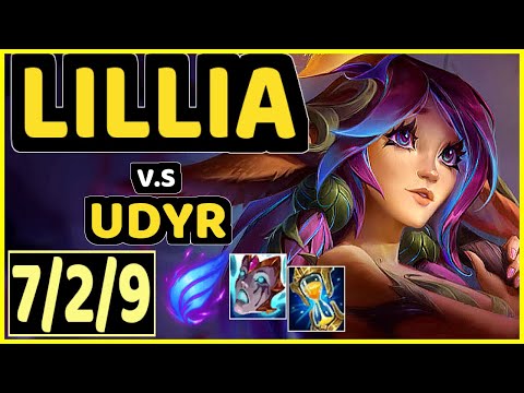 ONFLEEK (LILLIA) vs UDYR - 7/2/9 KDA JUNGLE CHALLENGER GAMEPLAY - KR