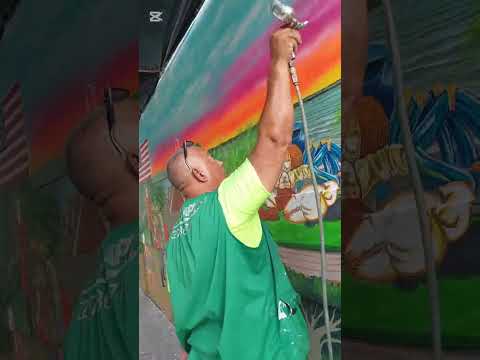 mural en la escuela San Martin de pobres en turbo Antioquia.