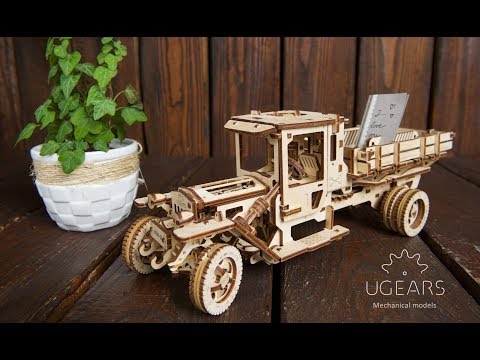 Ugears Truck UGM-11: self-propelled mechanical model kit