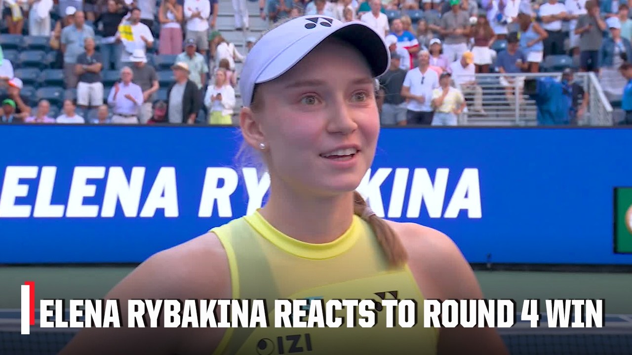 'I don't know anyone who wouldn't wish this' - Elena Rybakina after her Round 4 win | 2026 US Open