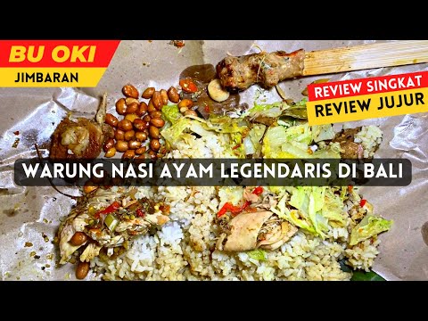 REVISÃO JUJUR: Warung Nasi Ayam Bu Oki #bali #warung