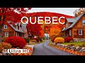 Quebec Autumn in 4K UHD 🍁 | The Most Beautiful Fall Foliage in Canada