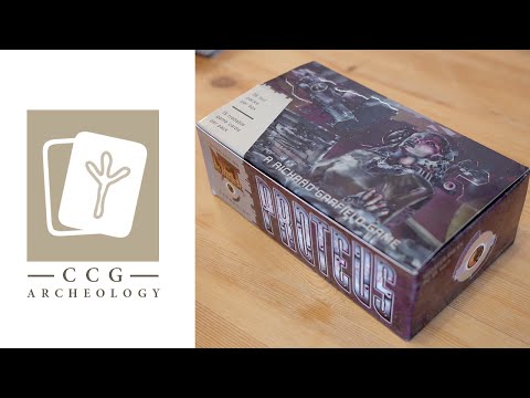 Netrunner CCG Proteus Booster Box Opening/Unboxing (Part 1) - CCG Archeology