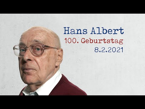 100 Jahre Hans Albert: Der Online-Festakt zum Geburtstag