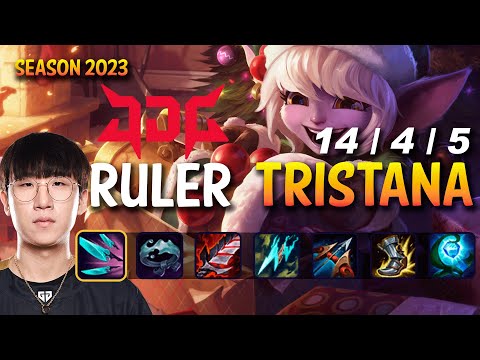JDG Ruler TRISTANA Mid vs K'SANTE - Patch 13.12 KR Ranked